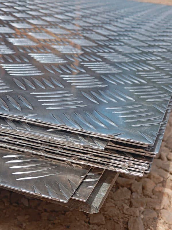 Нержавеющие рифленые листы квинтет 3 мм